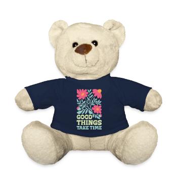 Blumen und gute taten - Teddy - French Navy - Vorne