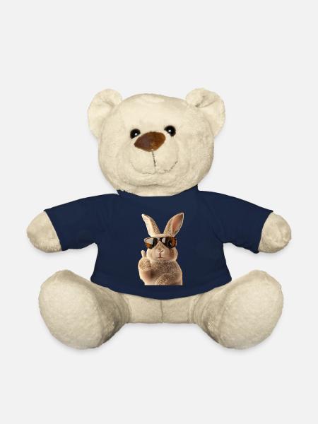 Lapin de Pâques mignon - Nounours - bleu marine