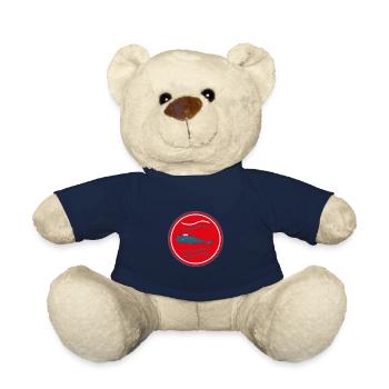 Pottwal im Sommer auf rotem Hintergrund. - Teddy - French Navy - Vorne