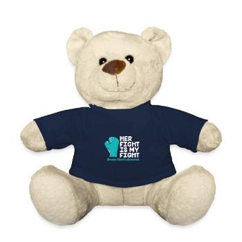 Cancer de l’ovaire Cancer survivant Cancer - Nounours - bleu marine - Devant