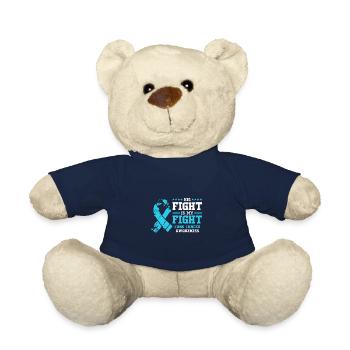 Cancer du poumon Mari - Nounours - bleu marine - Devant