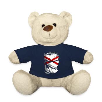 Flag of Spanish thirds, Cross of Burgundy - Teddy Bear - french navy - Front