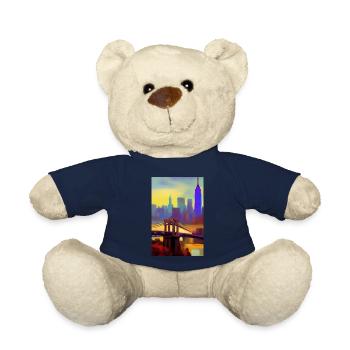 New York City Skyline - Teddy - French Navy - Vorne