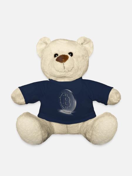 Le bitcoin - Nounours - bleu marine