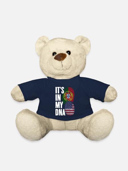 C’est dans mon ADN génial Portugais américain A - Nounours - bleu marine