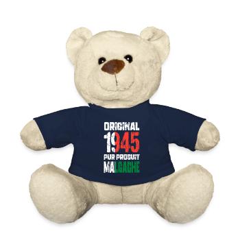 Anniversaire 80 ans - Original 1945 - Malgache - Nounours - bleu marine - Devant
