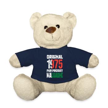 Anniversaire 50 ans - Original 1975 - Malgache - Nounours - bleu marine - Devant