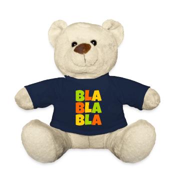 buntes Bla bla bla - Teddy - French Navy - Vorne