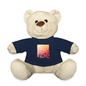 Fading Polygons - Teddy - French Navy - Vorne
