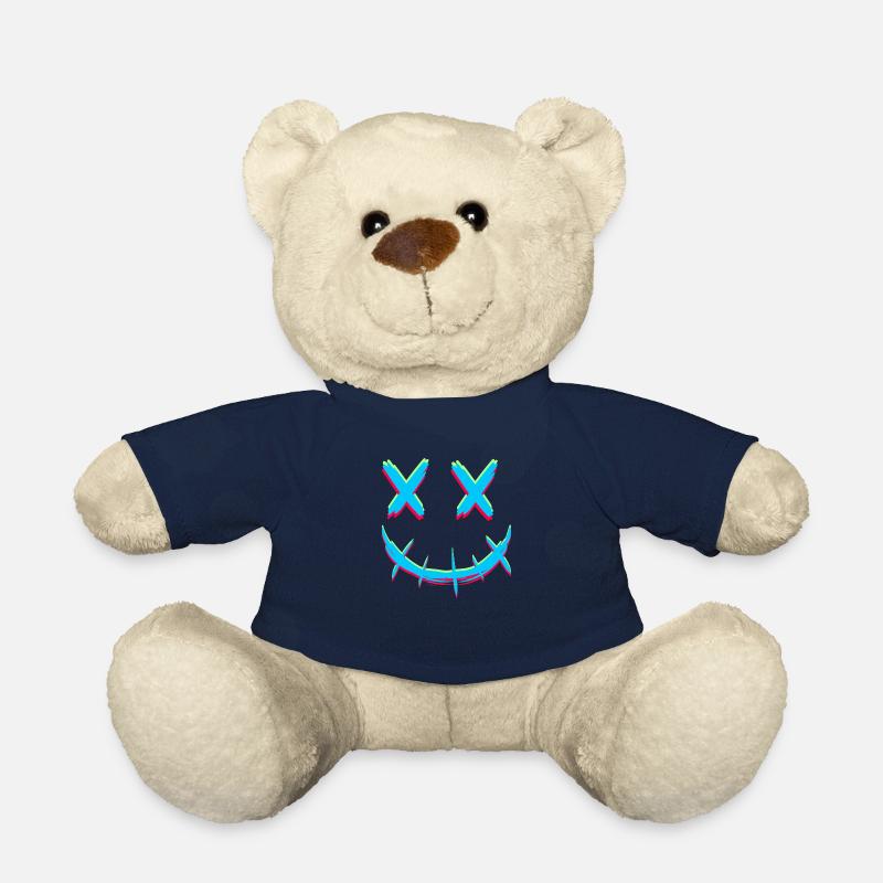 Smile mit x Augen - Teddy - French Navy
