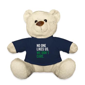 No One Likes Us We Don't Care - Teddy Bear - french navy - Front