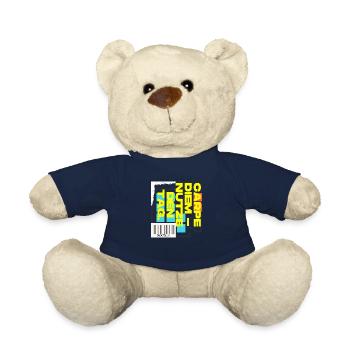 Carpe Diem Nutze den Tag - Teddy - French Navy - Vorne