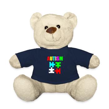 Autismus hell - Teddy - French Navy - Vorne