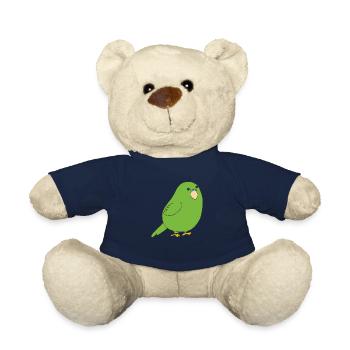 perruche ondulée - Nounours - bleu marine - Devant