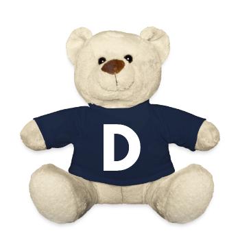 D - Teddy Bear - french navy - Front
