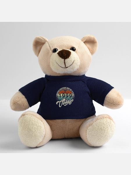 Vintage 1999 Best of 1999 - 26 Year Old Birthday - Teddy Bear - french navy - Front