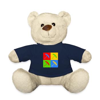 Bratwurst pop art - Nounours - bleu marine - Devant
