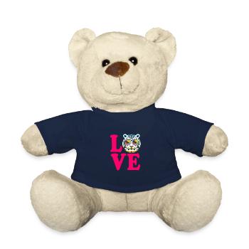 Tigre blanc - Nounours - bleu marine - Devant