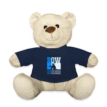Rowing Team Rowing Rowing Rowing Boat Rowers - Teddy Bear - french navy - Front