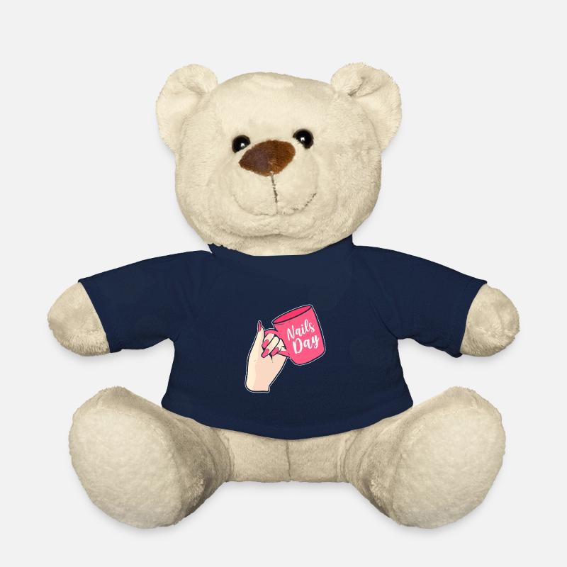 Nägel Tag Maniküre Gift - Teddy - French Navy