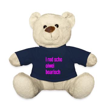 I red scho oiwei boarisch - Nounours - bleu marine - Devant