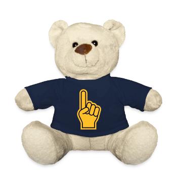 Fan de sport doigt - Nounours - bleu marine - Devant