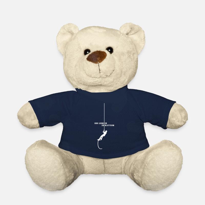 J'aime grimper grimper - Nounours - bleu marine