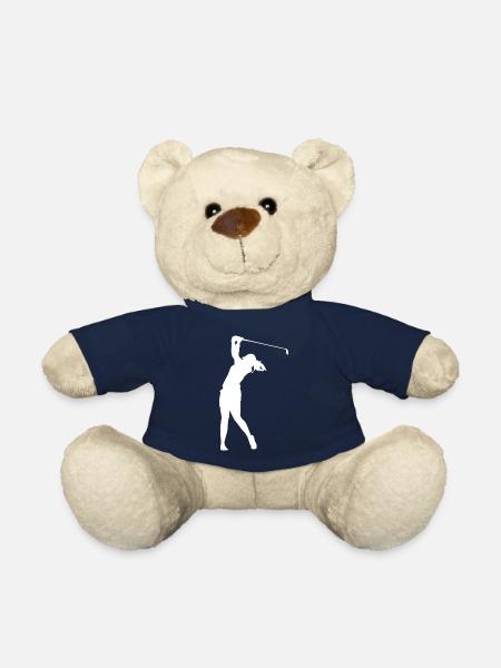 Golfeur golfeur golfeur balle de golf - Nounours - bleu marine