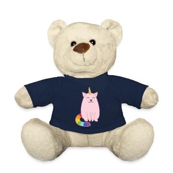 Caticorn chat Licorne - Nounours - bleu marine - Devant
