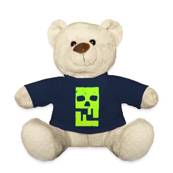 Hacking hackers hacker malware logo emblem - Teddy Bear - french navy - Front