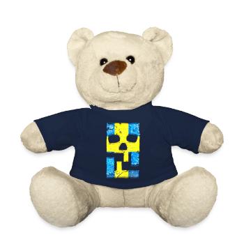 Hacking hackers hacker malware logo emblem - Teddy Bear - french navy - Front