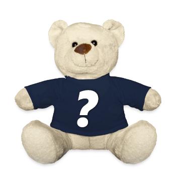 Point d’interrogation - Nounours - bleu marine - Devant