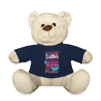 80er Disco Kostüm - Teddy - French Navy - Vorne