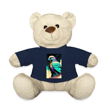 Aigle | Oiseaux | Liberté | Animaux - Nounours - bleu marine - Devant