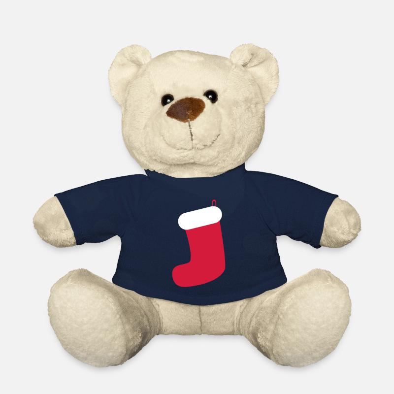 Socke Nikolaus Bescherung - Teddy - French Navy
