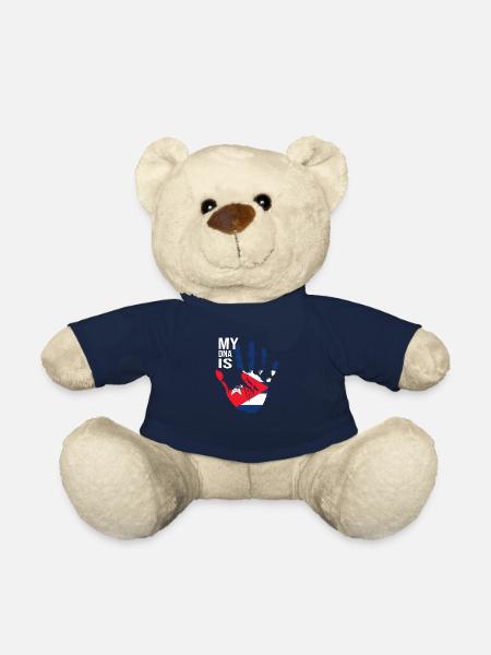 Mon ADN est cubain, Cool Cuba Flag, Cuba Love, Cuba - Nounours - bleu marine