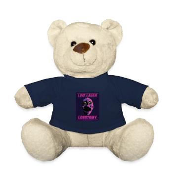 Live Laugh Lobotomy Retro Lover - Teddy Bear - french navy - Front
