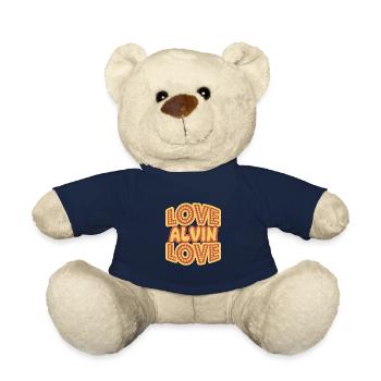 Alvin as a first name - Teddy Bear - french navy - Front