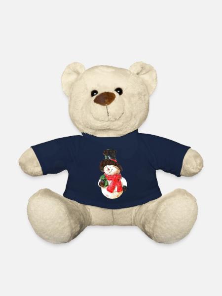 Schneemann - Zeichnung - Teddy - French Navy
