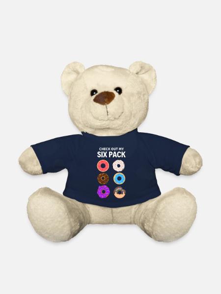 check out my six pack. Six pack donut - Teddy Bear - french navy
