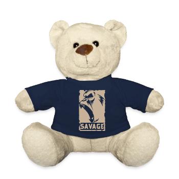 Gorilla Primat Gewichtheben Dschungel - Teddy - French Navy - Vorne