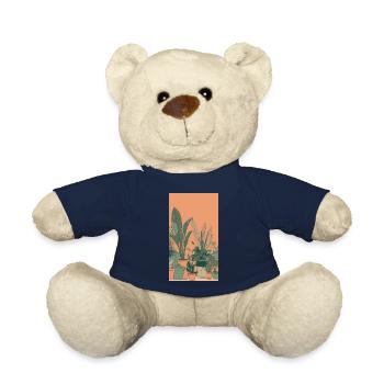 Houseplants in an orange ambience - Teddy Bear - french navy - Front