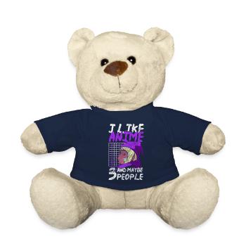 Manga Comic Senpai Girl - Teddy Bear - french navy - Front