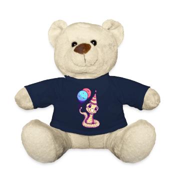 Schlange Kobra Geburtstag Comic - Teddy - French Navy - Vorne