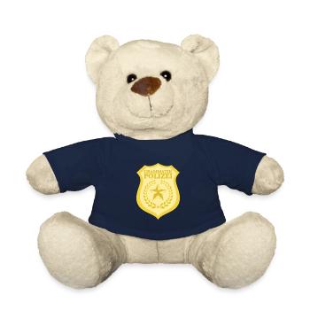 Grammatik Polizei Rechtschreibung Deutschlehrer - Teddy - French Navy - Vorne