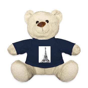Eiffelturm-Gemälde - Teddy - French Navy - Vorne
