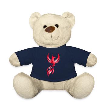 Phoenix Gift Fantasy Idée Cadeau Feu - Nounours - bleu marine - Devant