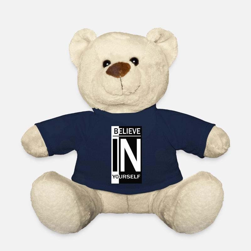 Believe in yourself - Teddy Bear - french navy