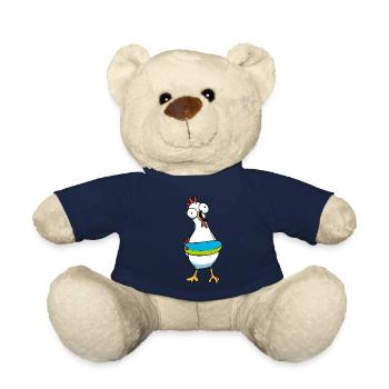 Huhn Schwimmer Schwimmring Henne Geflügel - Teddy - French Navy - Vorne
