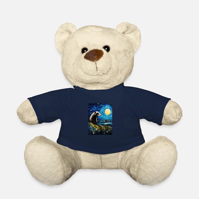 dachs, van gogh, sternennacht, tier - Teddy - French Navy